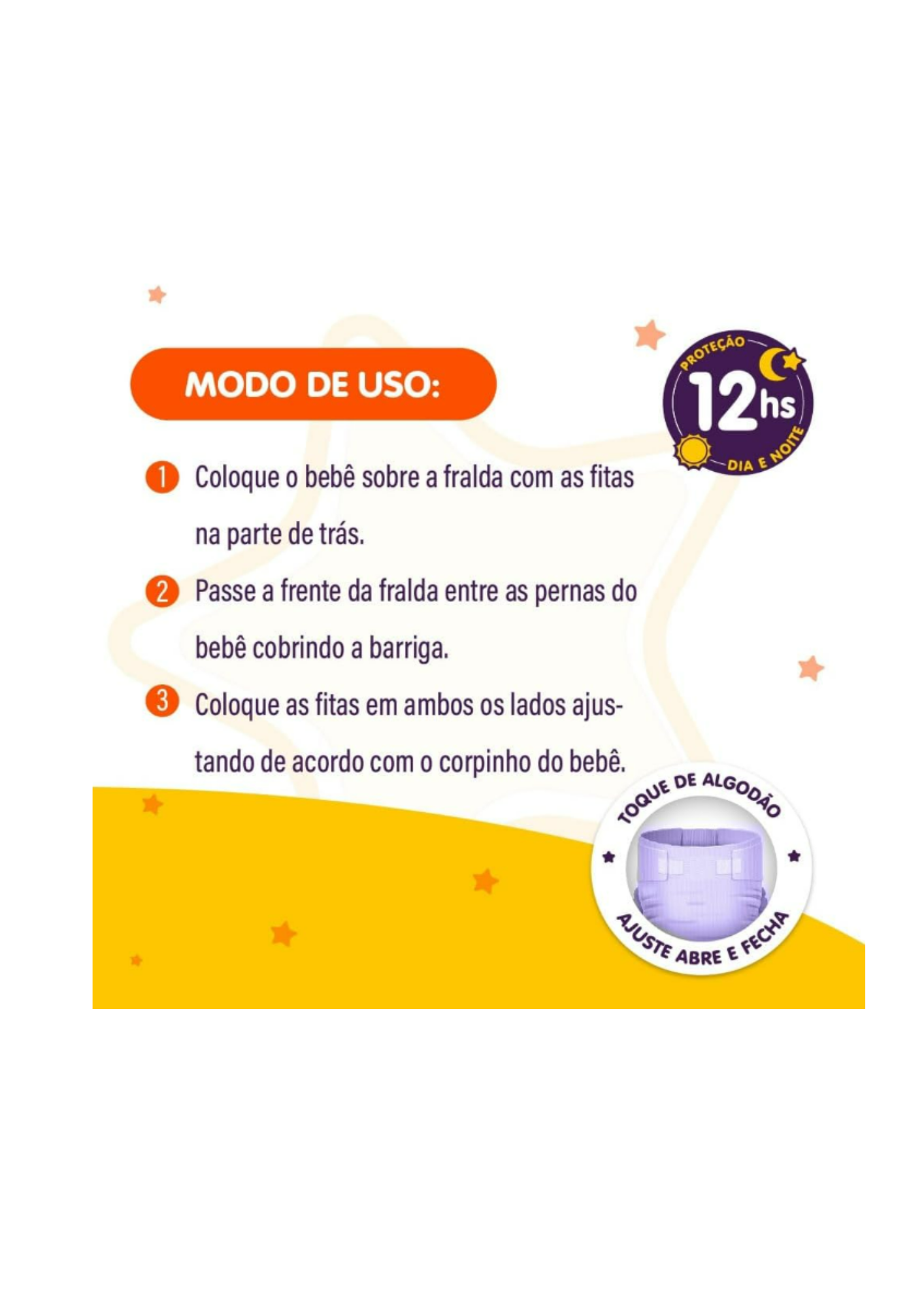 Fralda Piquitucho Hiper M 66un