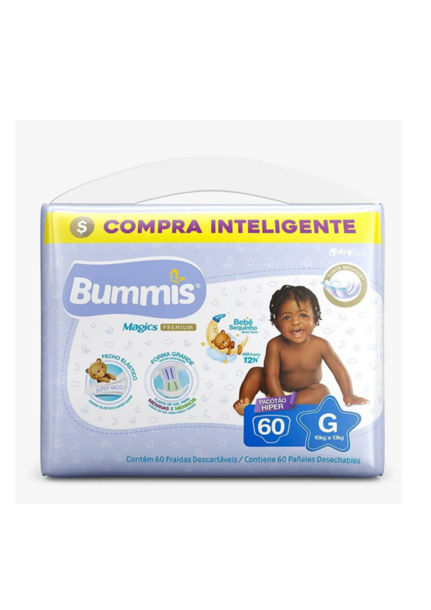 Fralda infantil Capricho Bummis Mega G 42un