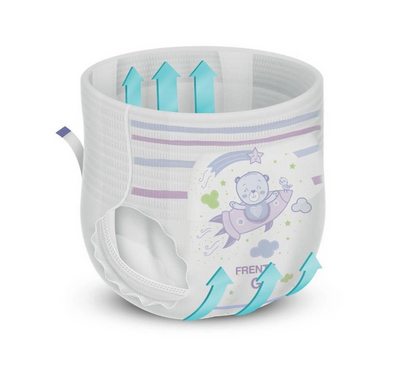 Fralda infantil Capricho Bummis Mega G 42un