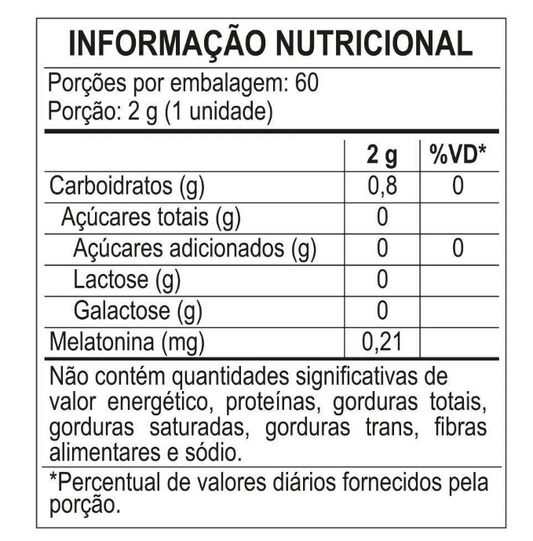 Suplemento Alimentar Melatonina Dr. Good 0,21mg Morango 60un